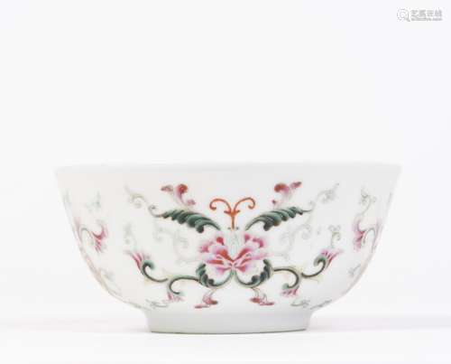 A Famille Rose Lotus Bowl