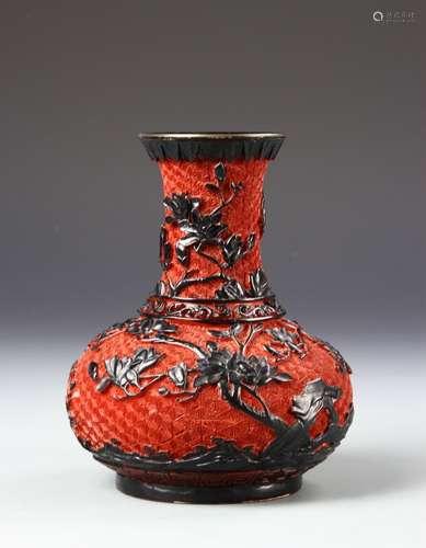 Chinese Cinnabar Vase