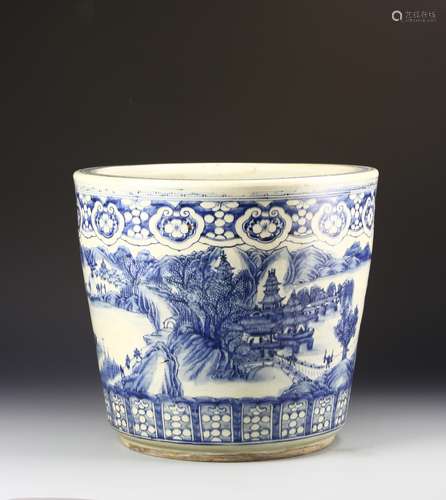 Chinese Blue and White Planter