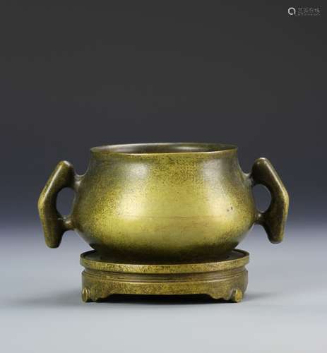 Chinese Brass Censer