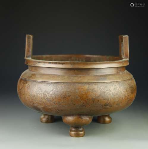 Chinese Bronze Censer