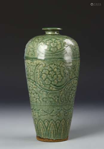 Chinese Brown Glazed Meiping Vase