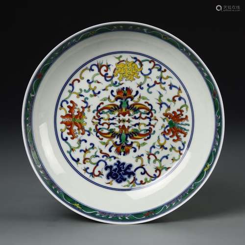 Chinese Doucai Plate