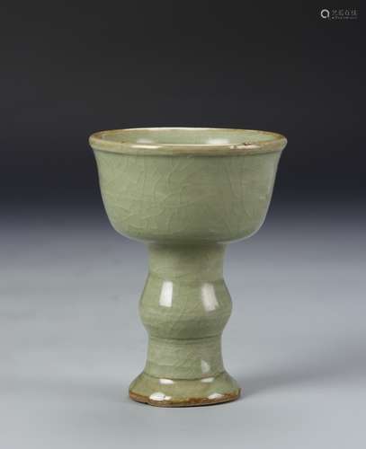 Chinese Lungquan High Stem Bowl