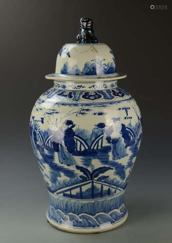 Chinese Blue and White Jar