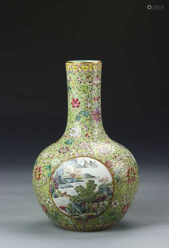 Chinese Famille Rose Vase