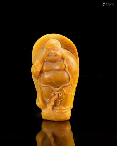 Chinese Shoushan Stone Longevity Pendant