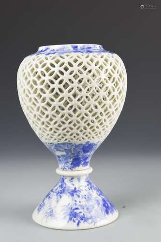 Japanese Blue and White Lantern