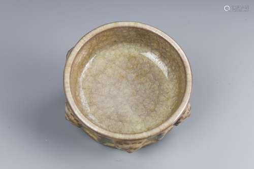 Chinese Brown Glazed Brush Washer