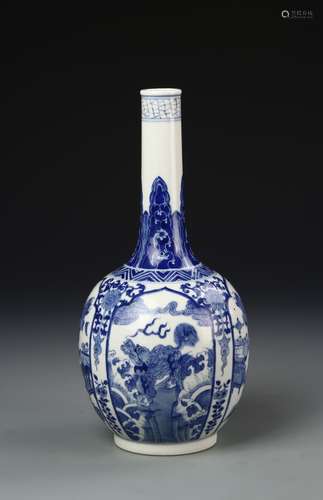 Chinese Export Blue and White Vase