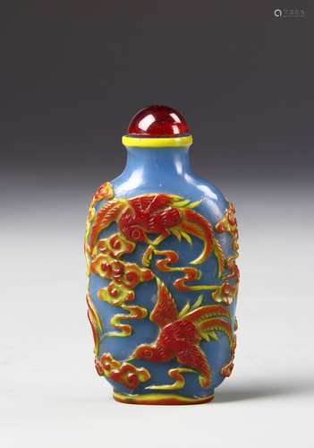 Chinese Peking Glass Snuff Bottle