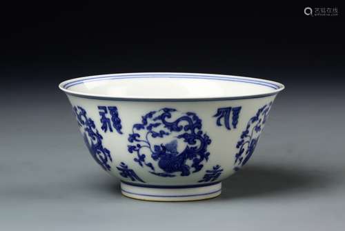 Chinese Blue and White Bowl