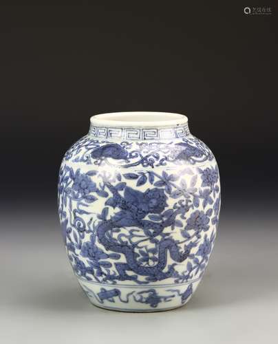 Chinese Blue and White Jar