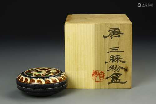 Chinese Sancai Make Up Box