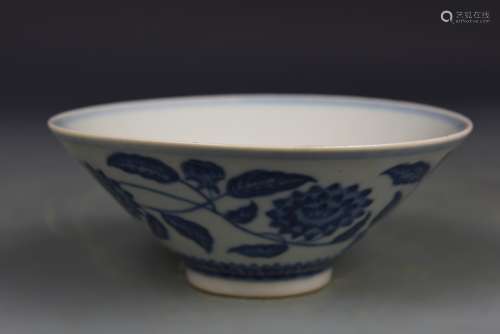 Chinese Blue and White Bowl