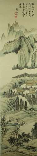 Chinese Scroll Painting of Landscape