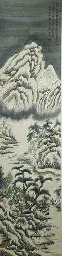 Chinese Scroll Painting of Landscape