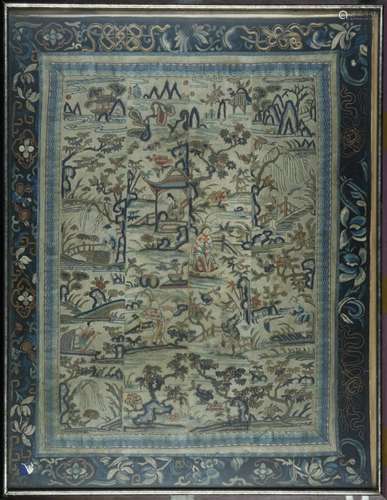 Chinese Silk Embroidery Panel