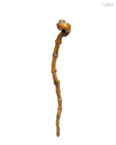 A bamboo scepter