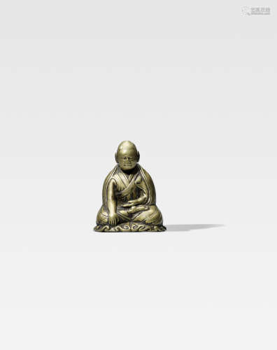 西藏 十二/十三世纪 帕木竹巴铜像