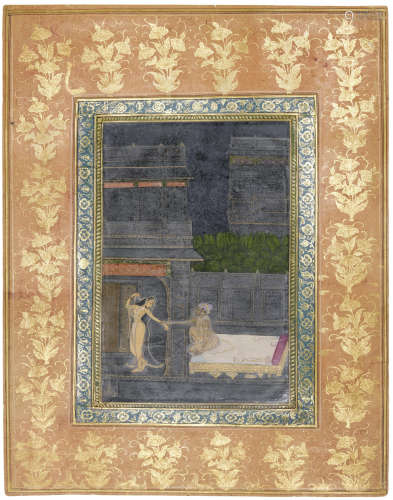 NIGHTTIME TRYST KISHANGARH, SECOND HALF OF THE 18TH CENTURY