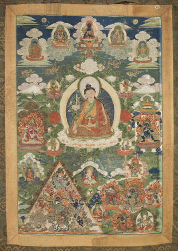 西藏 十八世纪 宇妥云丹贡布唐卡