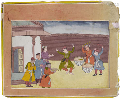 ILLUSTRATION FROM A BHAGAVATA PURANA SERIES: SCENE FROM THE WEDDING OF DEVAKI AND VASUDEV BIKANER, CIRCA 1610