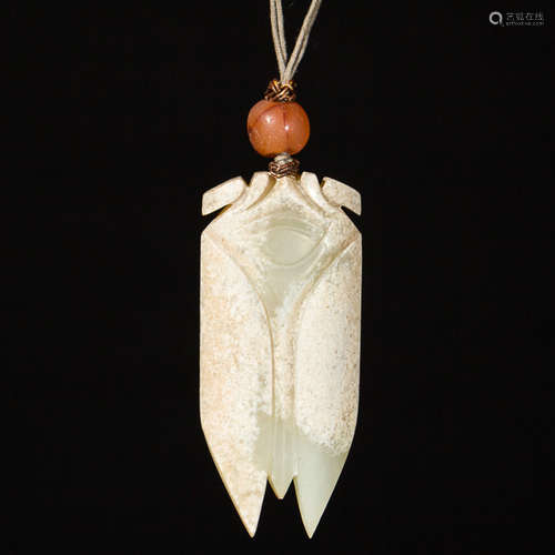 Chinese Antique Jade Cicada