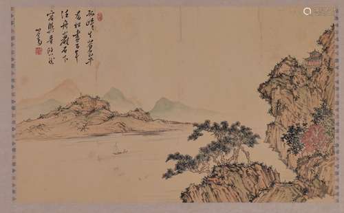 Pu Ru (1896-1963) Landscape