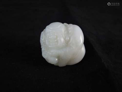 A Chinese Budaha Jade Statue