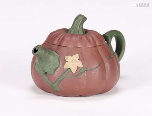 Gao Jianfang (B.1956) Zisha Pumpkin Teapot