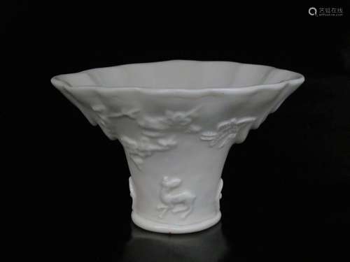 A Dehua White Porcelain Cup