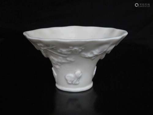 A Dehua White Porcelain Cup