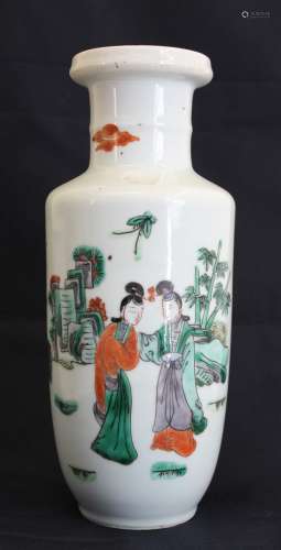A Wucai Porcelain Vase