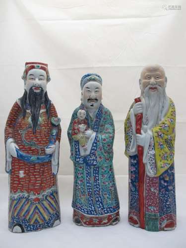 A Collection Of Three Chinese Gods