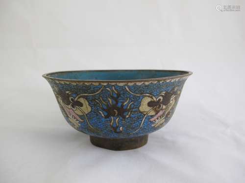 A Chinese Cloisonne Enamel Bowl