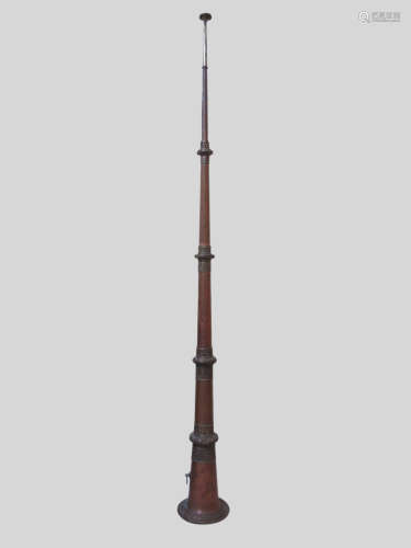 A Tibetan Temple Copper Horn