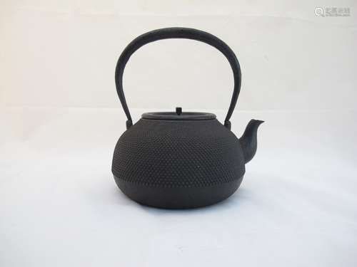 A Japanese Iron Tea Pot