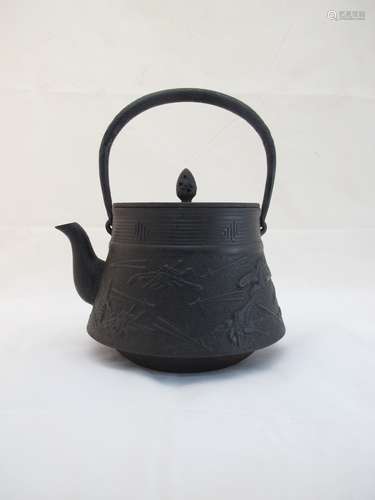 A Japanese Iron Tea Pot