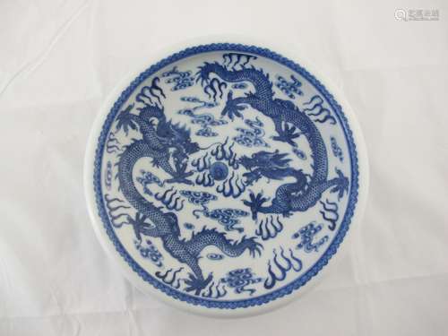 A Chinese Blue and White Porcelain Pot