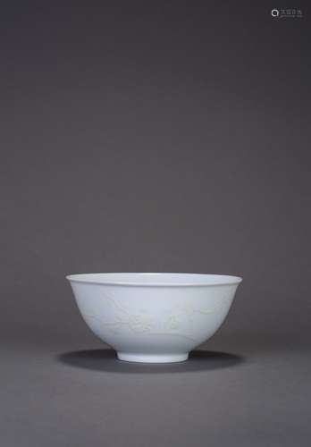 A Chinese White-Glaze Bowl