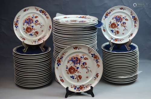 80 Pieces Dinner Ware Plates by Mottahedeh