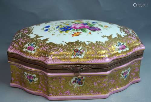 Pink Sevres Box