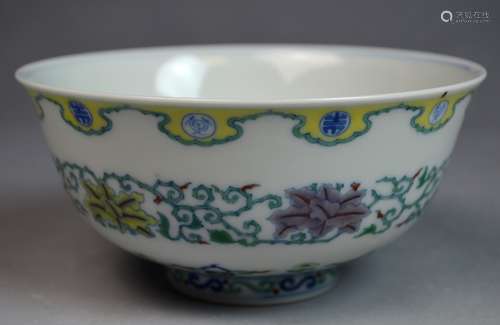 Chinese doucai Porcelain Bowl