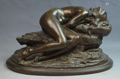 Bronze Figure of Eves Fall