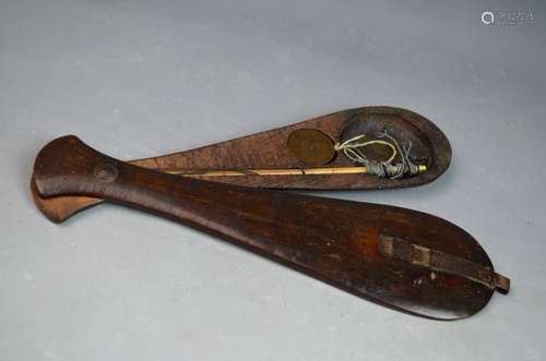 Chinese Weighting Tools inside Original Wood Box