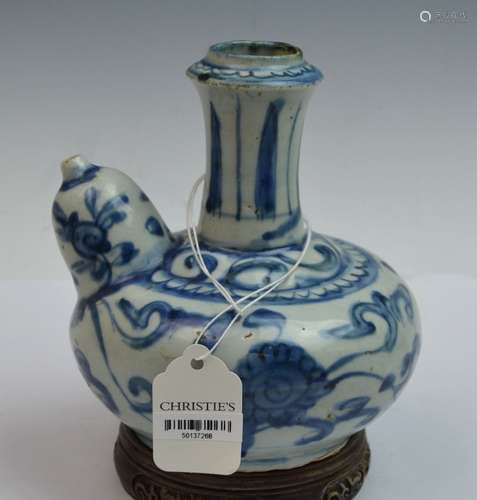 Christie's Chinese Ming Blue&White Porcelain Ewer