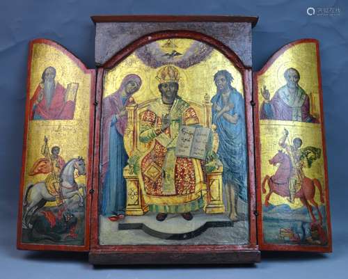 18th Century Greek Triptych