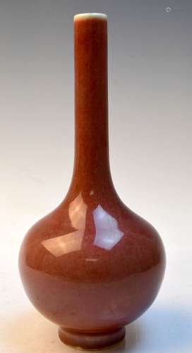 Chinese Red Glaze Porcelain Vase