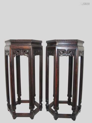 A pair of Cloisonnes Tables
